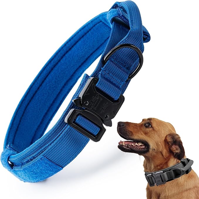 Tactical Dog Collar, Adjustable Military Training Nylon Dog Collar by CADONO