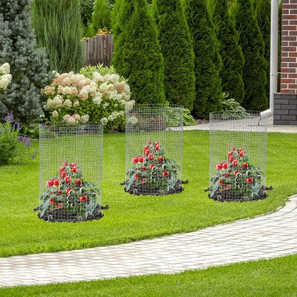 CIEOVO Wire Plant Protector from Animals, Metal Mesh Plant Cage Covers - Image 5