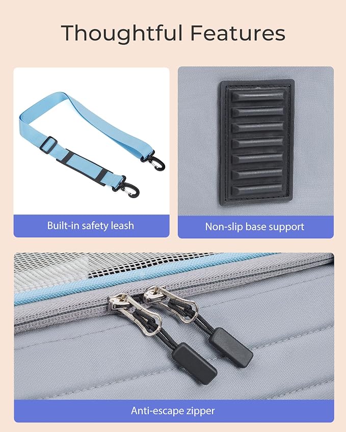 Top-Expandable Pet Carrier: NOBLE DUCK Airline Approved Pet Travel Bag - Image 6