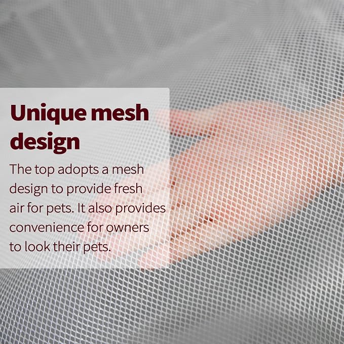 PJYuCien Dog Playpen Mesh Top Cover, Fits 36 Inch 4 Panels Regular Square - Image 5