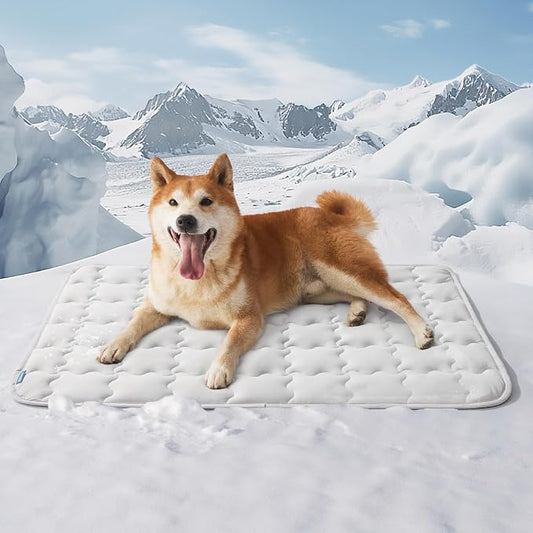 Bedsure Cooling Mat for Large Dogs – 35x23 Thin Washable Cooling Pet Pad for by BEDSURE