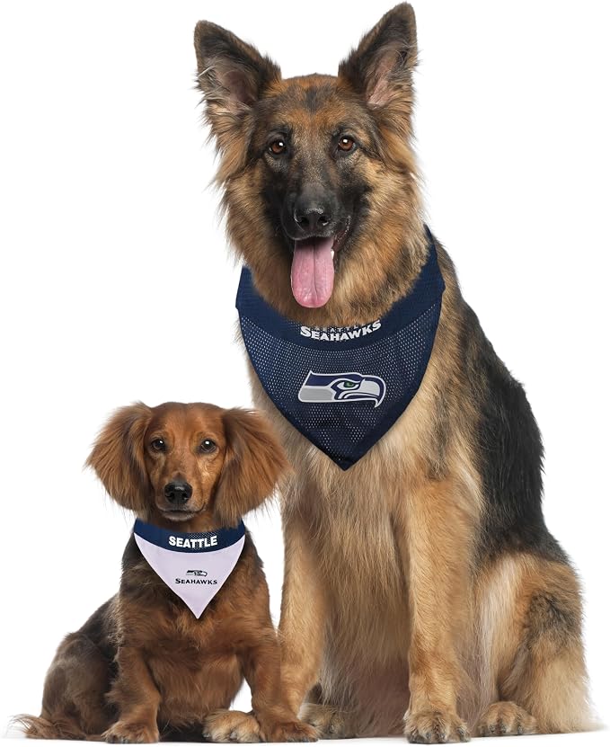 Pets First NFL Seattle Seahawks Reversible Bandana Size XX-Large - Image 4
