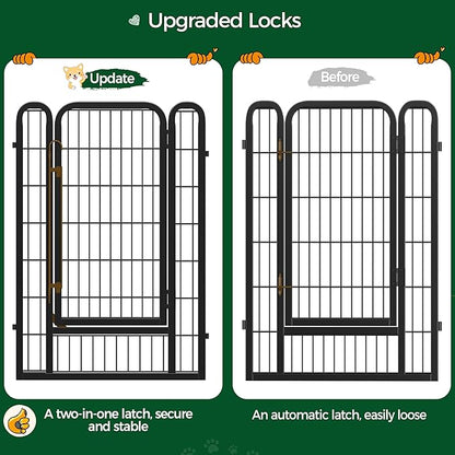 Yaheetech Dog Playpen, 40 inch 8 Panels Dog Pen - Image 8
