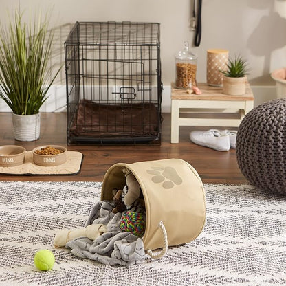 Bone Dry Pet Storage Collection Collapsible Bin, Small Round - Image 5