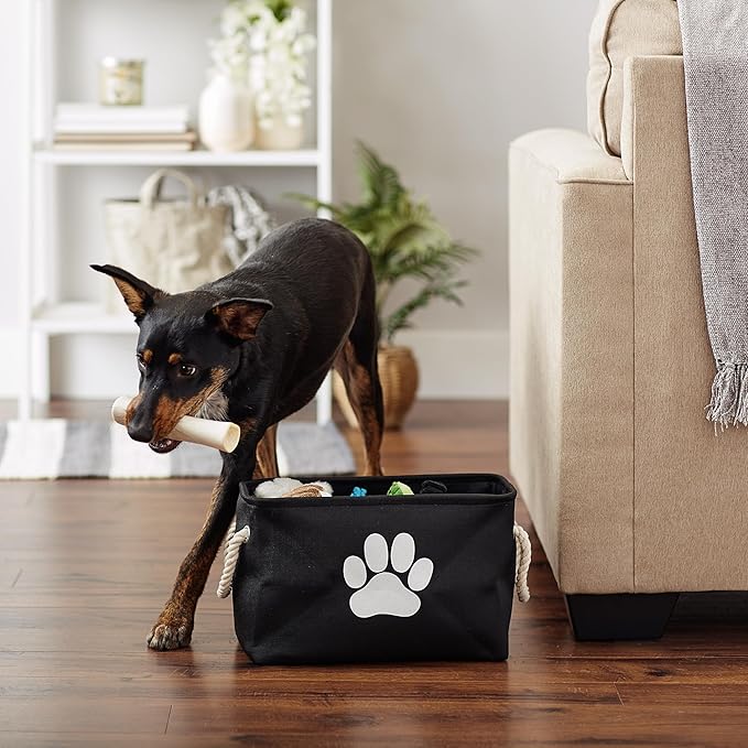 Bone Dry Pet Storage Collection Collapsible Bin, Small Rectangle - Image 5