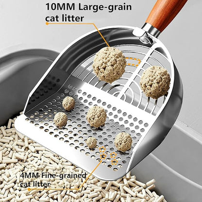 DHXYZZB Cat Litter Scoop 304 Stainless Steel Litter Shovel, Heavy Duty Litter - Image 2