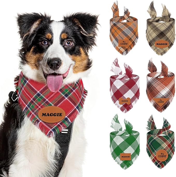 Personalized Dog Gifts Withe Name Custom Dog & Cat Bandana Personalized Pet by Duckbe