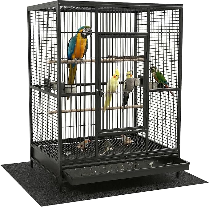 Under Pet Cage Mat for Bird Cages, Dog Kennels, Reptile Aquariums, Dog Kennels by Unknown