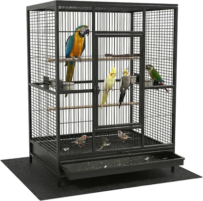 Under Pet Cage Mat for Bird Cages, Dog Kennels, Reptile Aquariums, Dog Kennels by Unknown
