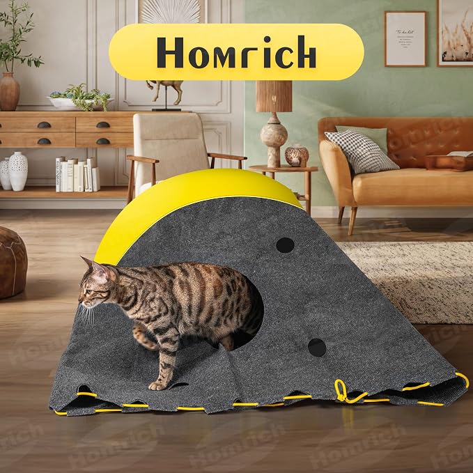 Homrich Interactive Cat Play Bag- Durable Rug - Image 7