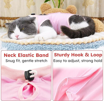 Cat Recovery Suit, Breathable Cat Surgery Recovery Suit Female, Cat Onesie - Image 4