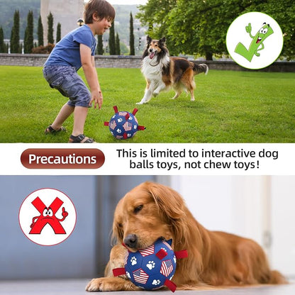 QDAN Dog Toys, Soccer Ball - Image 6