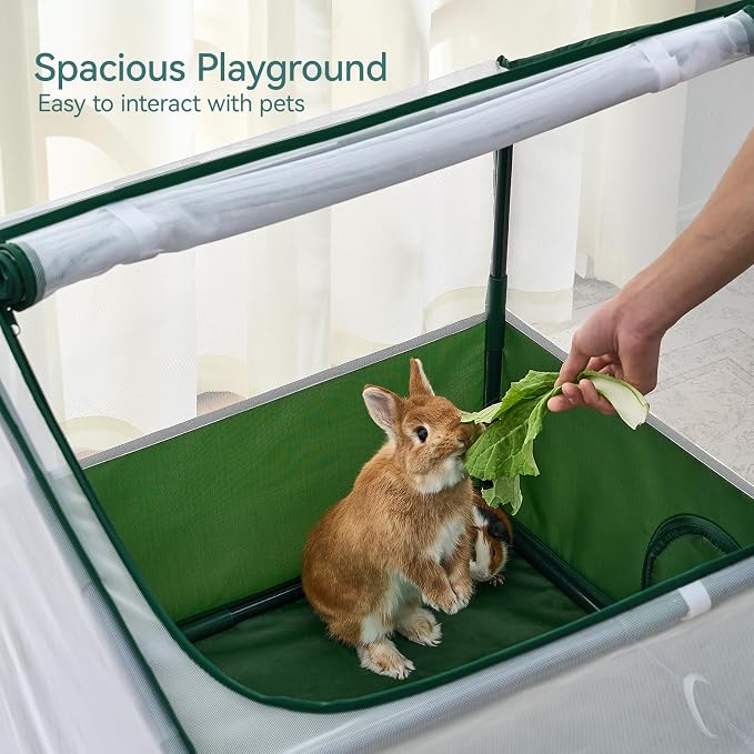 Dinmo Small Animal Playpen, Guinea Pig Cages, Rabbit Playpen, Puppy Play Pen - Image 8