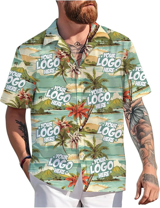 Custom Hawaiian Shirt with Face Photo Picture by GLOXO