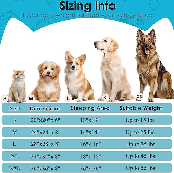Hoewina Dog & Cat Bed, 20in Cat Beds - Image 2