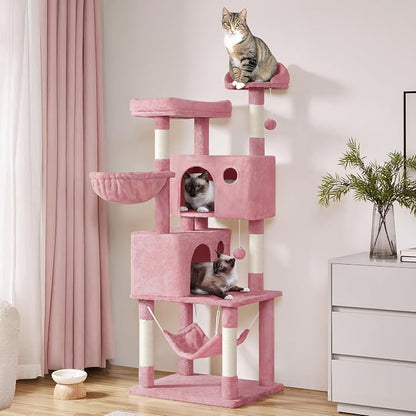 Yaheetech Multi-Level Cat Tree, Large Cat Tower - Image 2