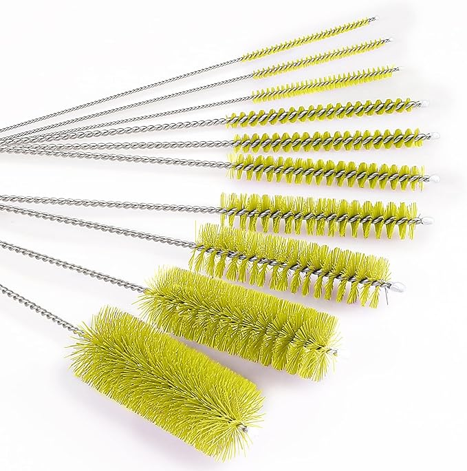CiaraQ Bottle Cleaning Brushes, 8 Inch Nylon Tube Brush Set, Cleaner - Image 6