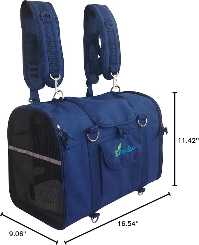 6-in-1 Sturdy Pet Carrier Backpack, Front Pack, Shoulder Bag, Pet Hand Bag - Image 6
