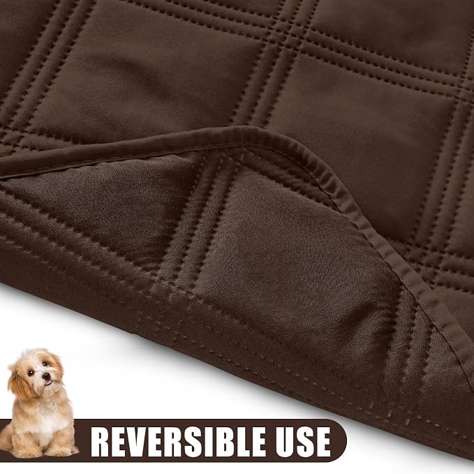 Smiry Waterproof Dog Bed Cover Blanket 68x82, Soft Reversible Pet Blanket - Image 3