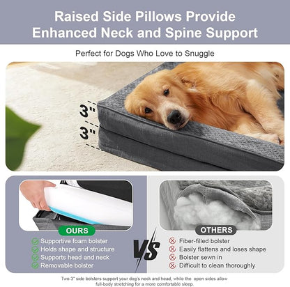Orthopedic Dog Beds for Large Dogs, Memory Foam Dog Beds Large Sized Dogs - Image 6