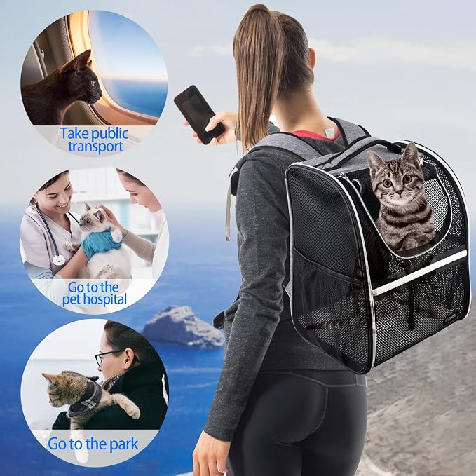 BAGLHER Pet Carrier Backpack, Ventilated Design, Pet Travel Backpack - Image 7