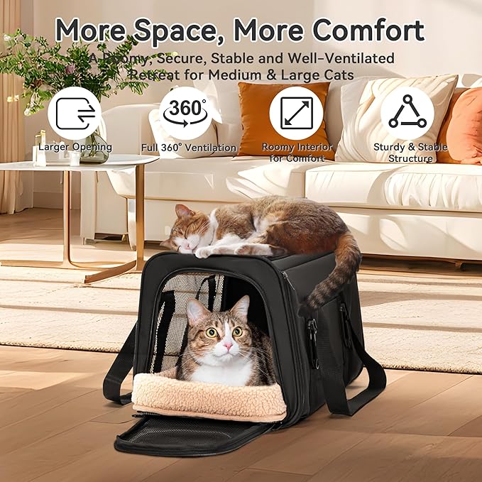 PETSFIT Large Cat Car Carrier - Image 4