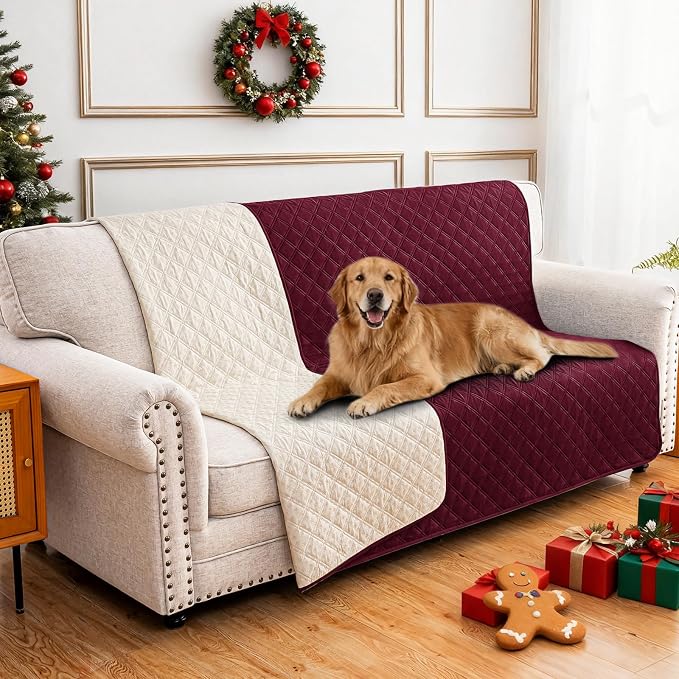 Waterproof Dog Bed Cover Pet Blanket, Soft Couch Cover by CYCMACOHOME