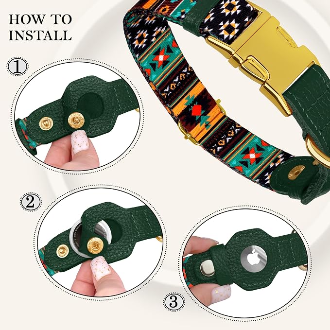 AirTag Dog Collar for Small Medium Large Breed - Image 3