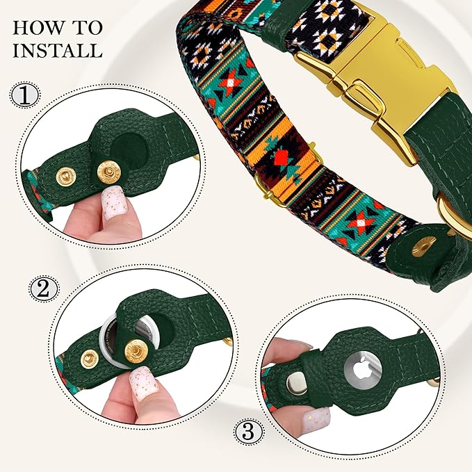 AirTag Dog Collar for Small Medium Large Breed - Image 3