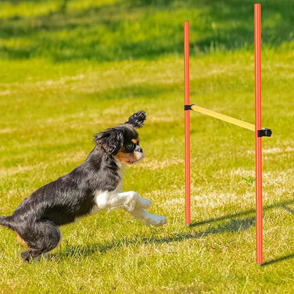 8 Set Dog Agility Jump Adjustable Dog Agility Hurdle Training Equipment - Image 7