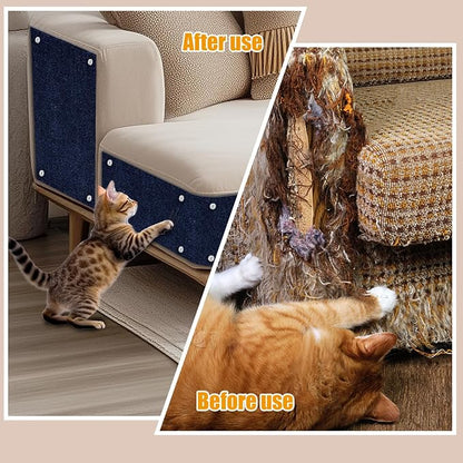 Cat Scratch Mat, 118.5"x17.4" Trimmable Self-Adhesive Cat Scratch Furniture - Image 3