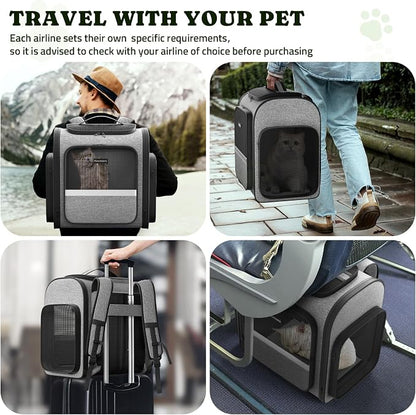 Pawtners Dog Backpack Carrier Large Pet Carrier Backpack - Image 7