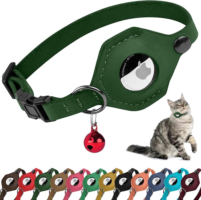 Breakaway Airtag Cat Collar by BUDKAS