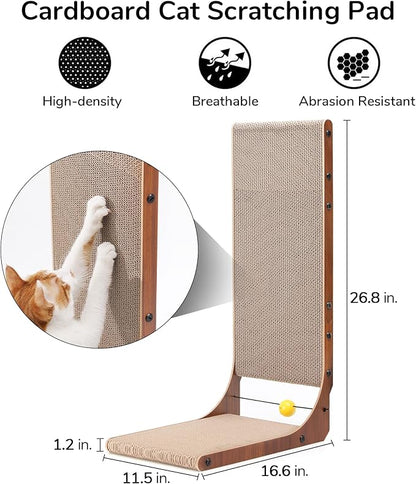 FUKUMARU Cat Scratcher, 26.8 Inch Cat Scratch Pad - Image 3