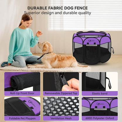 Large Dog Playpen, Puppy Pet Playpen Indoor, Dogs Tent Crates Cage - Image 5