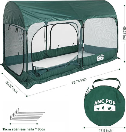 Portable Chicken Run Large Pop-Up Chicken Pen - Image 5