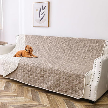 Waterproof Couch Cover for Dogs Washable, Reversible Dog Bed Blanket Pet Sofa by Bigbeer