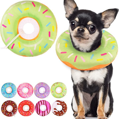 Cat Cone Collar Soft, Cute Cat Donut Collar After Surgery, Adjustable Kitten by Unknown