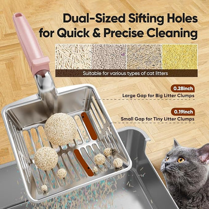 Metal Cat Litter Scoop, Large Cat Scooper - Image 3