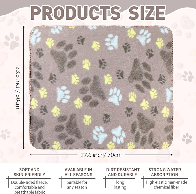 Tatuo 10 Pieces Pet Blankets - Image 3