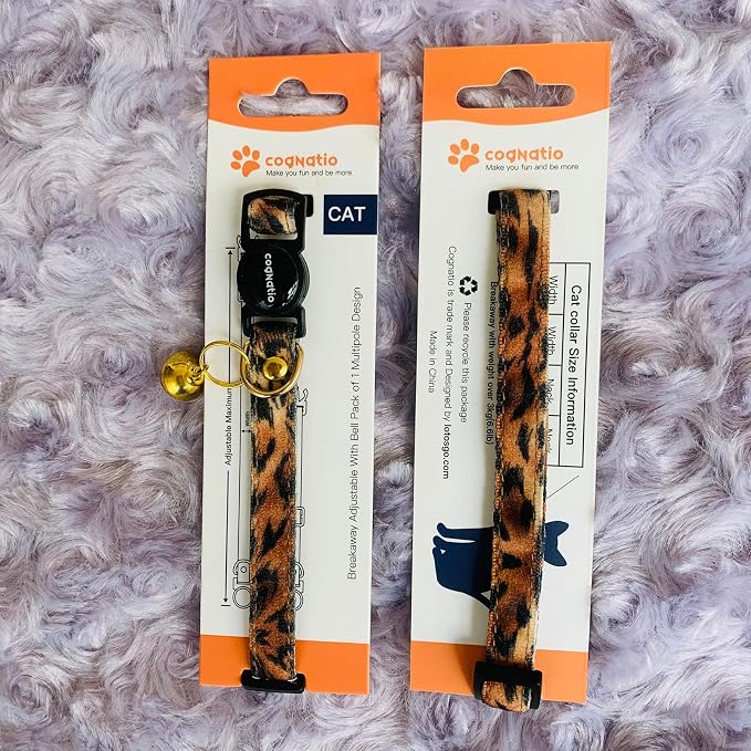 Safety Quick Release Cat Collars, Double Velvet - Image 2
