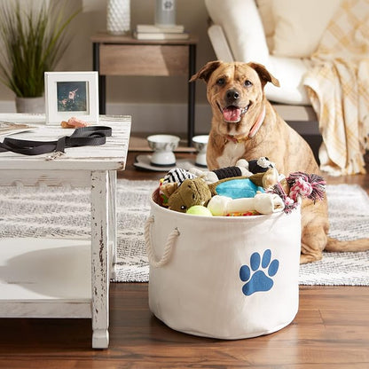 Bone Dry Pet Storage Collection Collapsible Bin, Medium Round - Image 4