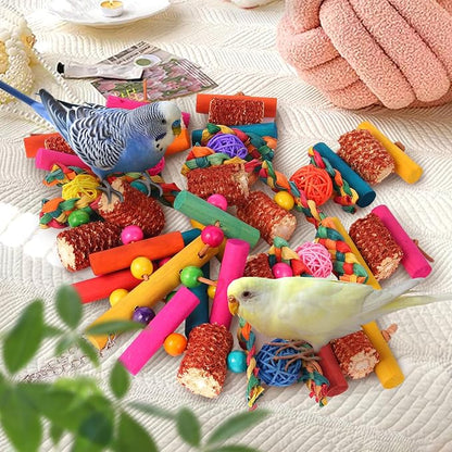 Kyouki Parrots Toys for Cockatiels, Parrotlets, Meyer's & Other Small/Medium - Image 7