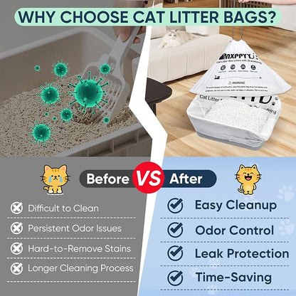 160 Count Cat Litter Box Liners - Image 5