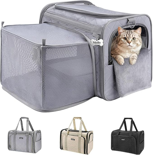 MIDOG Cat Carrier Soft for Small to Medium-Sized Cats, TSA Airline Approved by MIDOG
