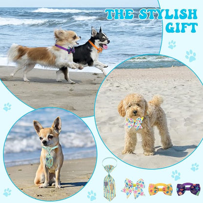 Reginary 100 Pieces Dog Bow Tie Collar Set Include 40 Dog Neckties, and 30 - Image 6
