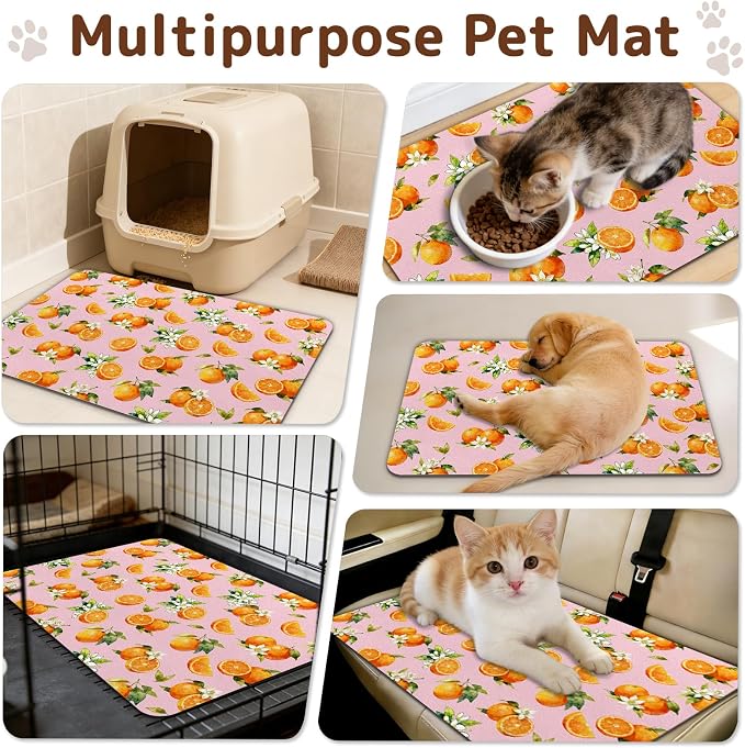 Dog Food Mat for Bowls, Absorbent Quick Dry Dog Cat Mats for Food and Water - Image 7