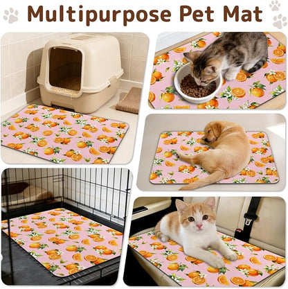 Dog Food Mat for Bowls, Absorbent Quick Dry Dog Cat Mats for Food and Water - Image 7