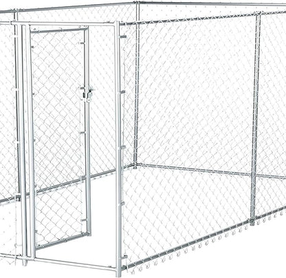 Lucky Dog Heavy Duty Outdoor Galvanized Chain Link Dog Kennel Enclosure - Image 8