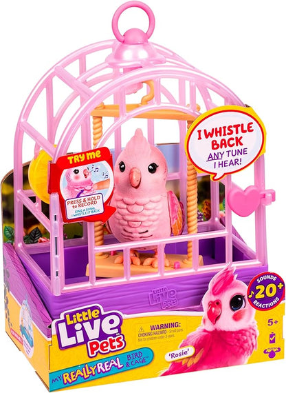Little Live Pets My Really Real Talking Bird Toy & Cage by LittleLivePets